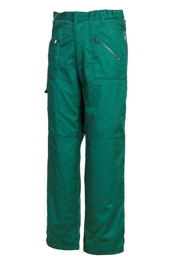 Regatta portwest style trousers green lined action