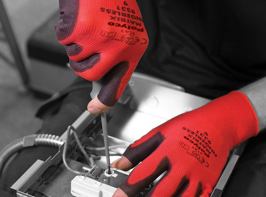 Polyco 933 Matrix Fingerless Gloves